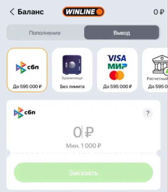 вывод средств винлайн через сбп вывод средств винлайн через сбп