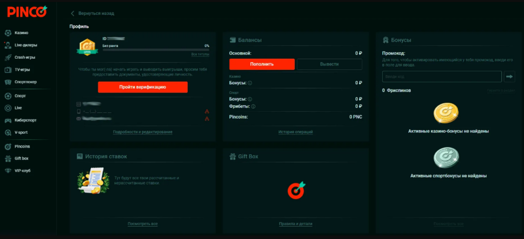 pinco личный кабинет pinco личный кабинет