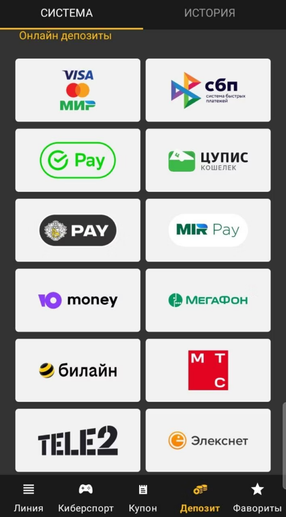 вывод денег с Мелбет