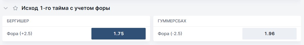 Ставка на фору в гандболе