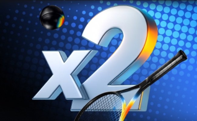 Акция "Теннис х2" от BetBoom