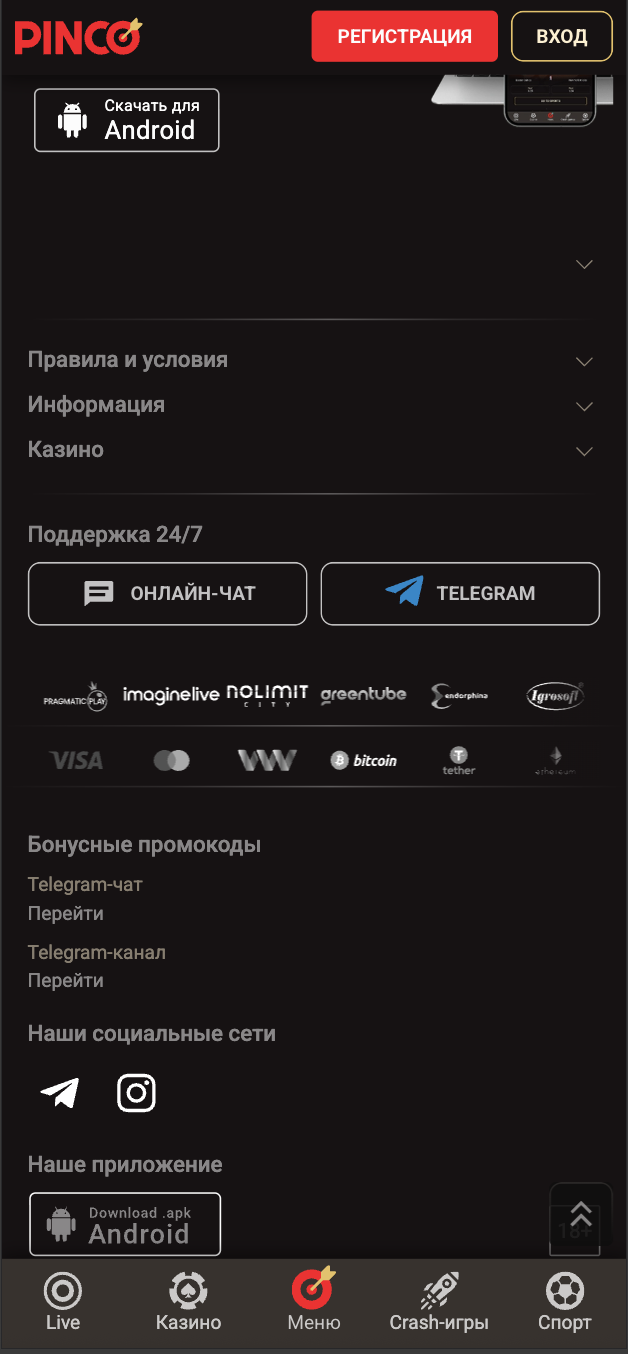 онлайн чат с мобильной версии