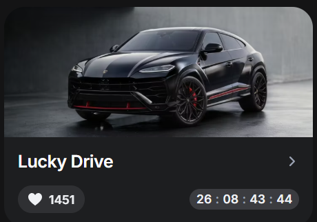 Lucky Drive: розыгрыш Lamborghini Urus SE